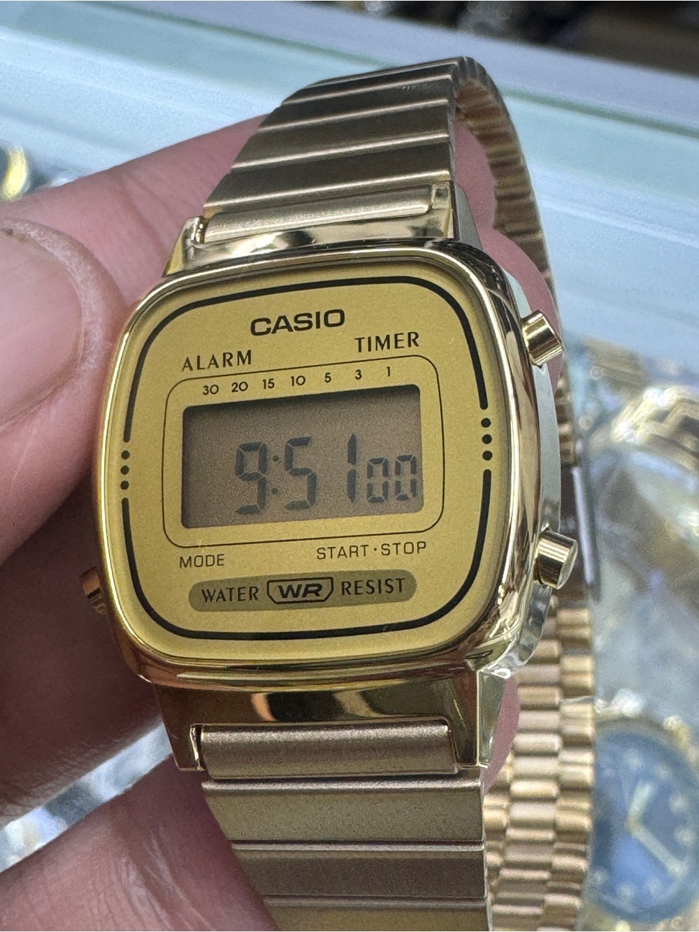 Casio Digital Watch for Ladies or Young Teen, Stainless Steel, Small Size